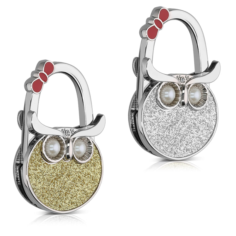 kwmobile Taschenhalter für Tisch Taschenhaken faltbar Taschen Aufhänger Taschen Halter Haken Tischhaken Set