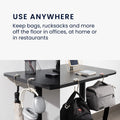 kwmobile Taschenhalter für Tisch Taschenhaken faltbar Taschen Aufhänger Taschen Halter Haken Tischhaken Set