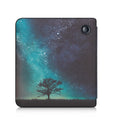 kwmobile Schutzhülle für Kobo Libra H2O Hülle - eReader Flip Case mit Auto Sleep Funktion - Travel Schriftzug mit Mehrfarbig