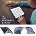 kwmobile Schutzhülle für Kobo Libra H2O Hülle - Case - eReader Klapphülle mit Auto Sleep Funktion - Cover mit Ständer