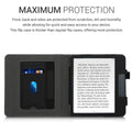 kwmobile Flip Cover kompatibel mit Kobo Libra H2O - Hülle mit Handschlaufe