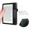 kwmobile Flip Cover kompatibel mit Kobo Libra H2O - Hülle mit Handschlaufe