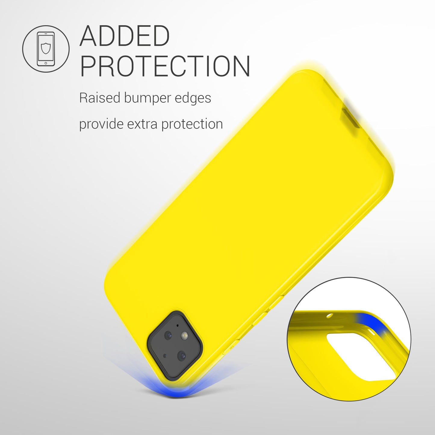 kwmobile Handyhülle für Google Pixel 4 - Kabelloses Laden - Schutzhülle Cover
