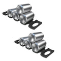 kwmobile Faltbarer Flaschenhalter Kühlschrank Schrank - 31 x 9,5 x 1,0cm - Flaschenablage Stapelhilfe Set
