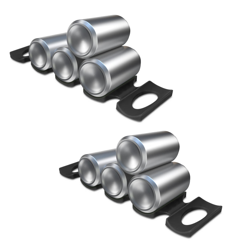 kwmobile Faltbarer Flaschenhalter Kühlschrank Schrank - 31 x 9,5 x 1,0cm - Flaschenablage Stapelhilfe Set