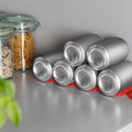 kwmobile Faltbarer Flaschenhalter Kühlschrank Schrank - 31 x 9,5 x 1,0cm - Flaschenablage Stapelhilfe Set