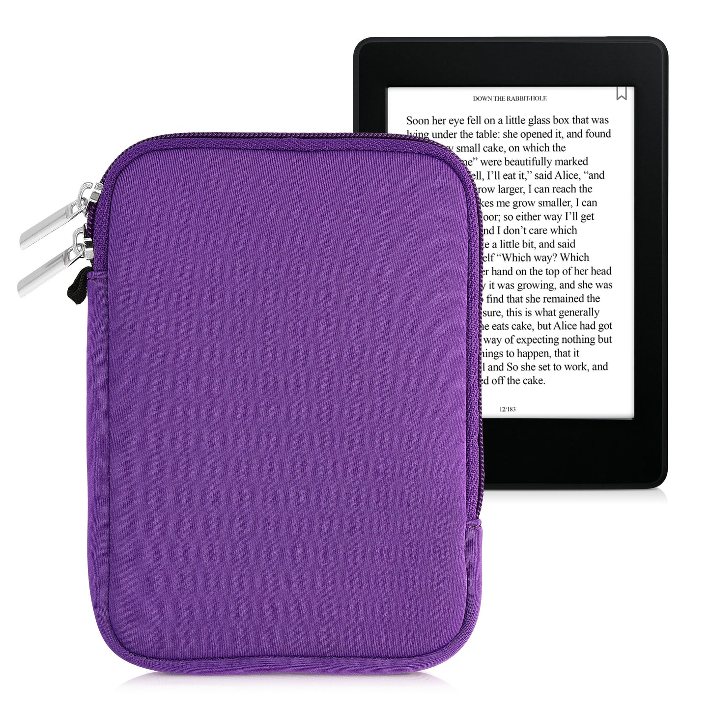kwmobile Schutztasche für eReader Tasche Hülle Cover Case Schutzhülle 17 x 12 x 2 cm Innenmaße