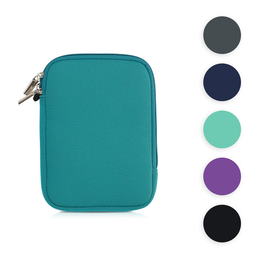 kwmobile Schutztasche für eReader - Neopren Tasche Hülle Cover Case Schutzhülle Brombeere - 17 x 12 x 2 cm Innenmaße Brombeere  