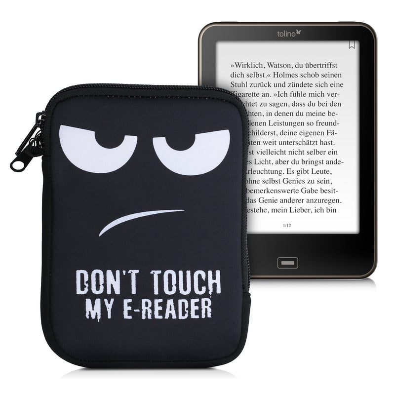 kwmobile Tasche für eReader Schutzhülle Galaxie Baum Wiese 17 x 12 x 2 cm Innenmaße