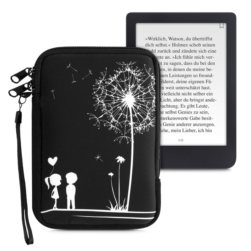 kwmobile Tasche für eReader Schutzhülle Galaxie Baum Wiese 17 x 12 x 2 cm Innenmaße