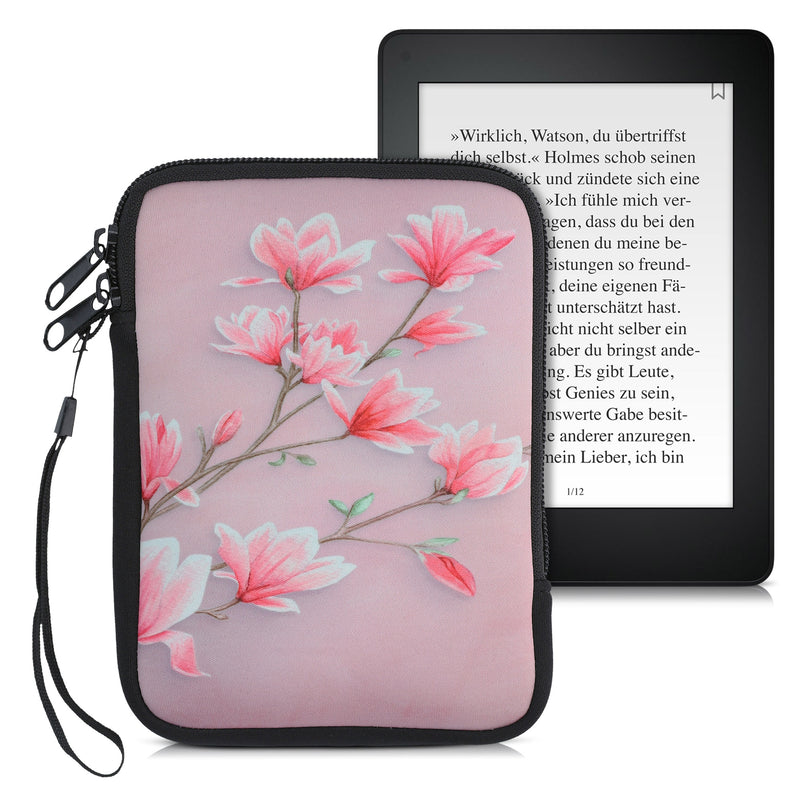 kwmobile Tasche für eReader Schutzhülle Galaxie Baum Wiese 17 x 12 x 2 cm Innenmaße