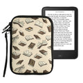kwmobile Tasche für eReader Schutzhülle Galaxie Baum Wiese 17 x 12 x 2 cm Innenmaße