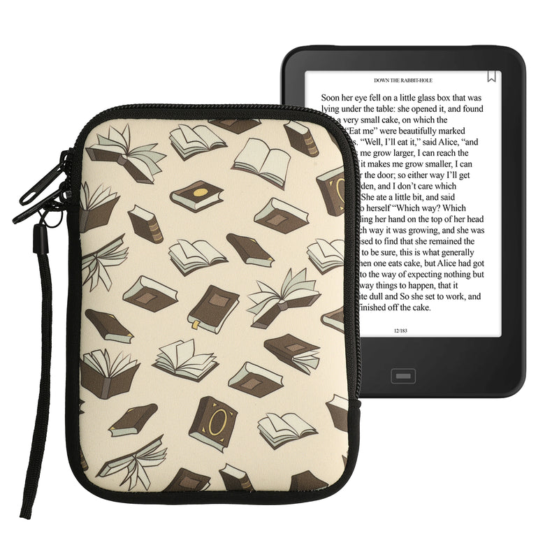 kwmobile Tasche für eReader Schutzhülle Galaxie Baum Wiese 17 x 12 x 2 cm Innenmaße