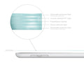 2x Folie kompatibel mit Apple iPad 10.2 (2019/2020/2021 - 7./8./9. Gen)