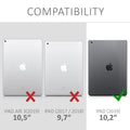 2x Folie kompatibel mit Apple iPad 10.2 (2019/2020/2021 - 7./8./9. Gen)