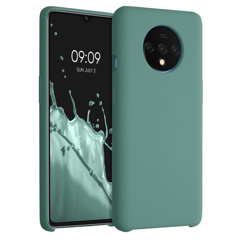 kwmobile Handyhülle für OnePlus 7T Hülle - Case Silikon - Kabelloses Laden - Schutzhülle Cover