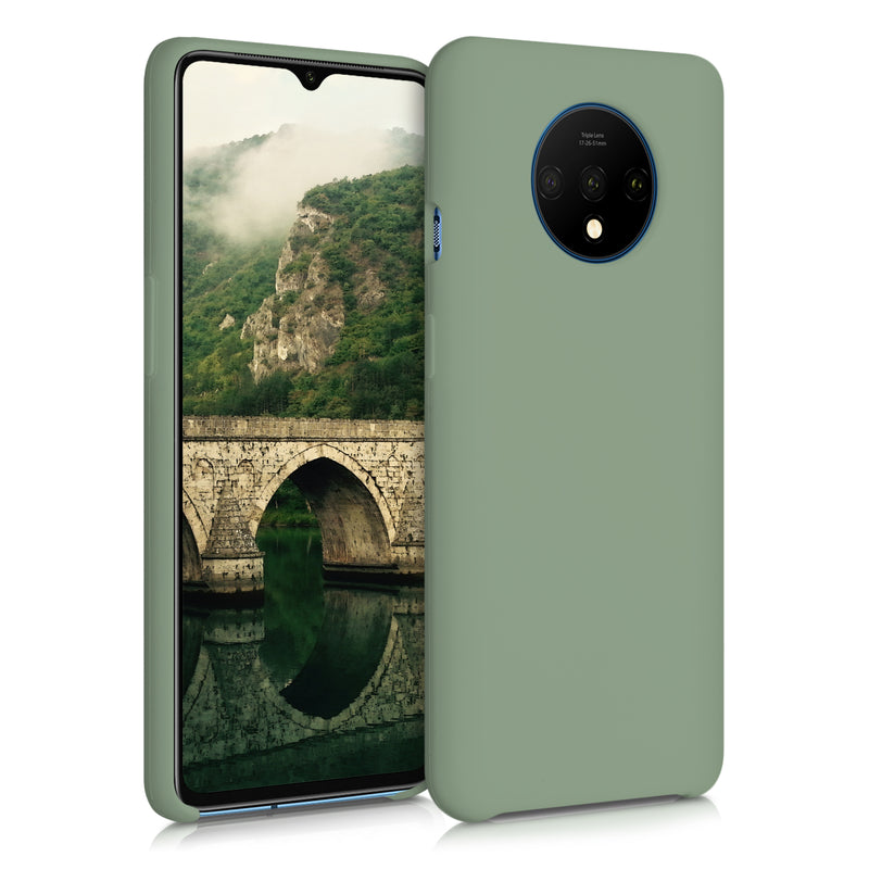 kwmobile Handyhülle für OnePlus 7T Hülle - Case Silikon - Kabelloses Laden - Schutzhülle Cover
