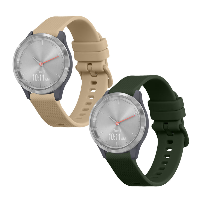 kwmobile Uhrenarmband für Garmin vivomove 3S / vivoactive 4S Armband Fitnesstracker Band Set Ersatzarmband Smartwatch