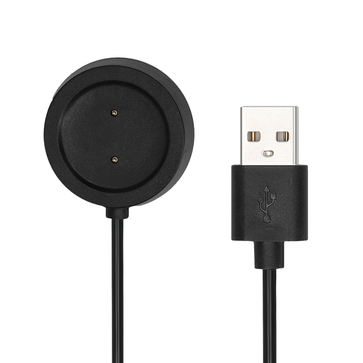 kwmobile kompatibel für Huami Amazfit GTS / GTR USB Ladekabel - Charger für Smart Watch - Fitnesstracker Ersatzkabel Schwarz  