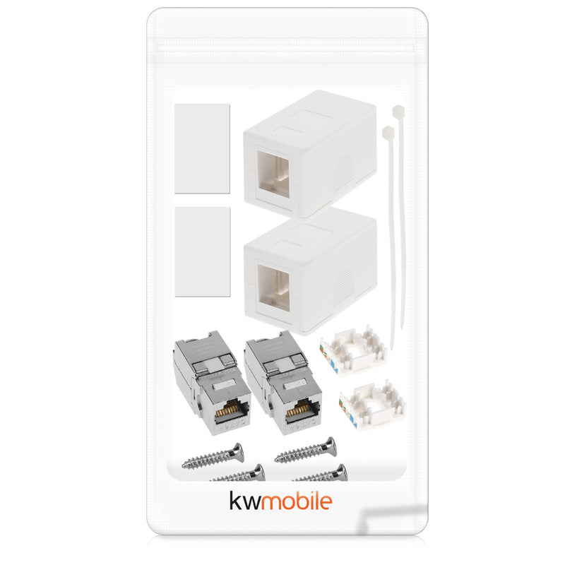 Aufputz Netzwerkdose mit Keystone Modul