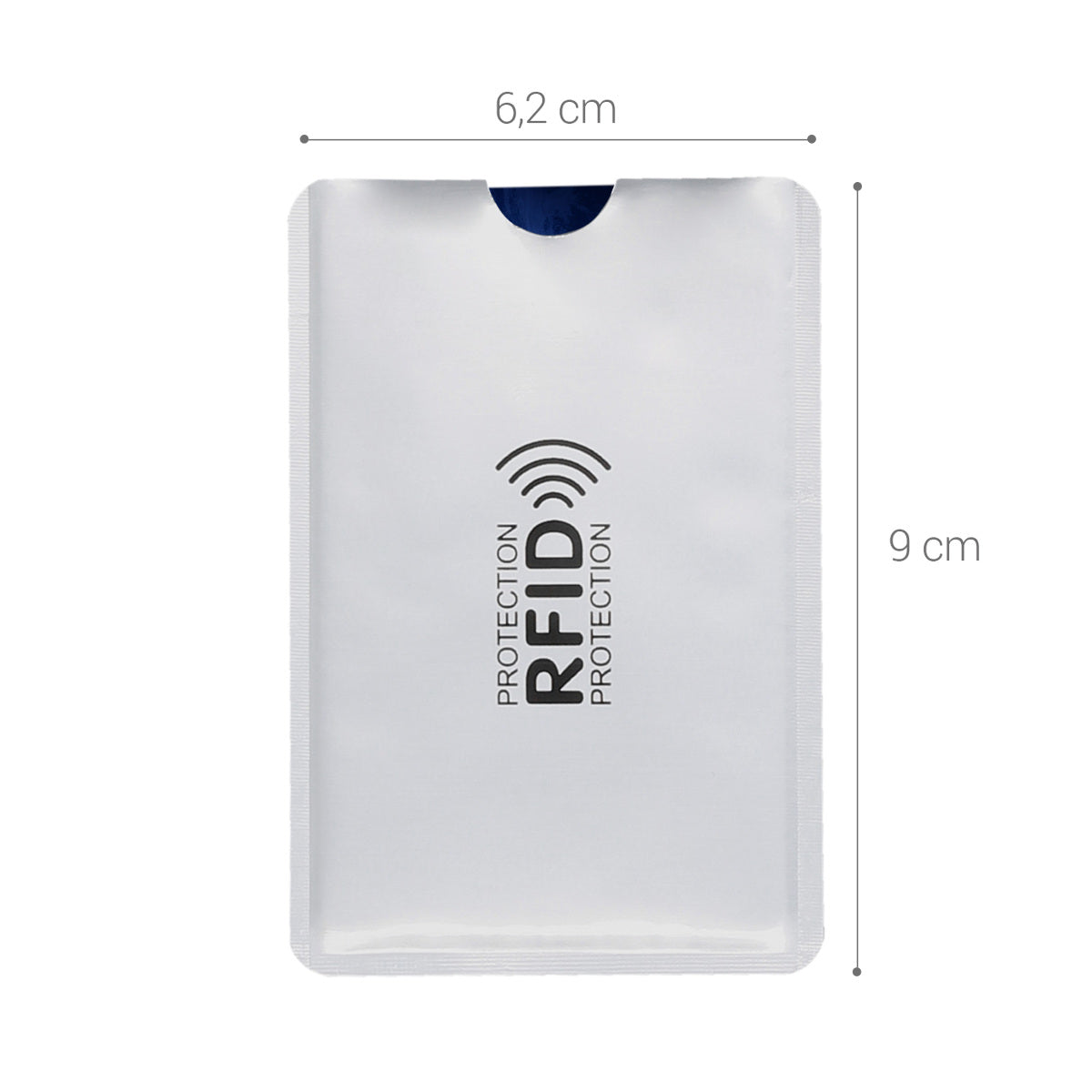 kwmobile Kreditkarten Karten Schutzhülle mit RFID Blocker - Hülle Kreditkarte EC-Karte Krankenkarte Kartenschutzhülle