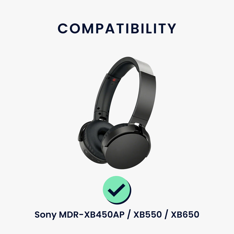 kwmobile Ohr Polster für Sony Kopfhörer Ersatzteile Over Ear Headphones