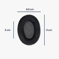 kwmobile Ohr Polster für Sennheiser HD515 / HD555 / HD595 / HD518 Ohrpolster Ersatz Kopfhörer Ersatzteile Kopfhörer Ersatzpolster Over Ear Headphones
