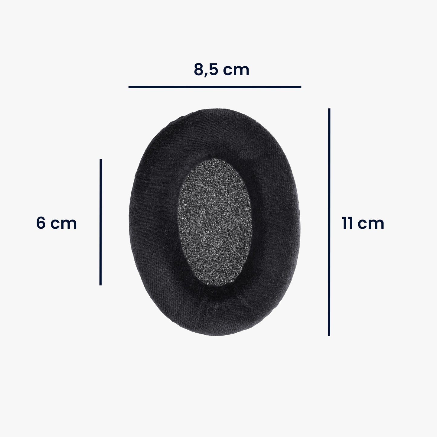 kwmobile Ohr Polster für Sennheiser HD515 / HD555 / HD595 / HD518 Ohrpolster Ersatz Kopfhörer Ersatzteile Kopfhörer Ersatzpolster Over Ear Headphones
