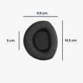 kwmobile Ohr Polster für Sennheiser RS160 / RS170 / RS180 Ohrpolster Ersatzteile Kopfhörer Ersatzpolster Over Ear Headphones