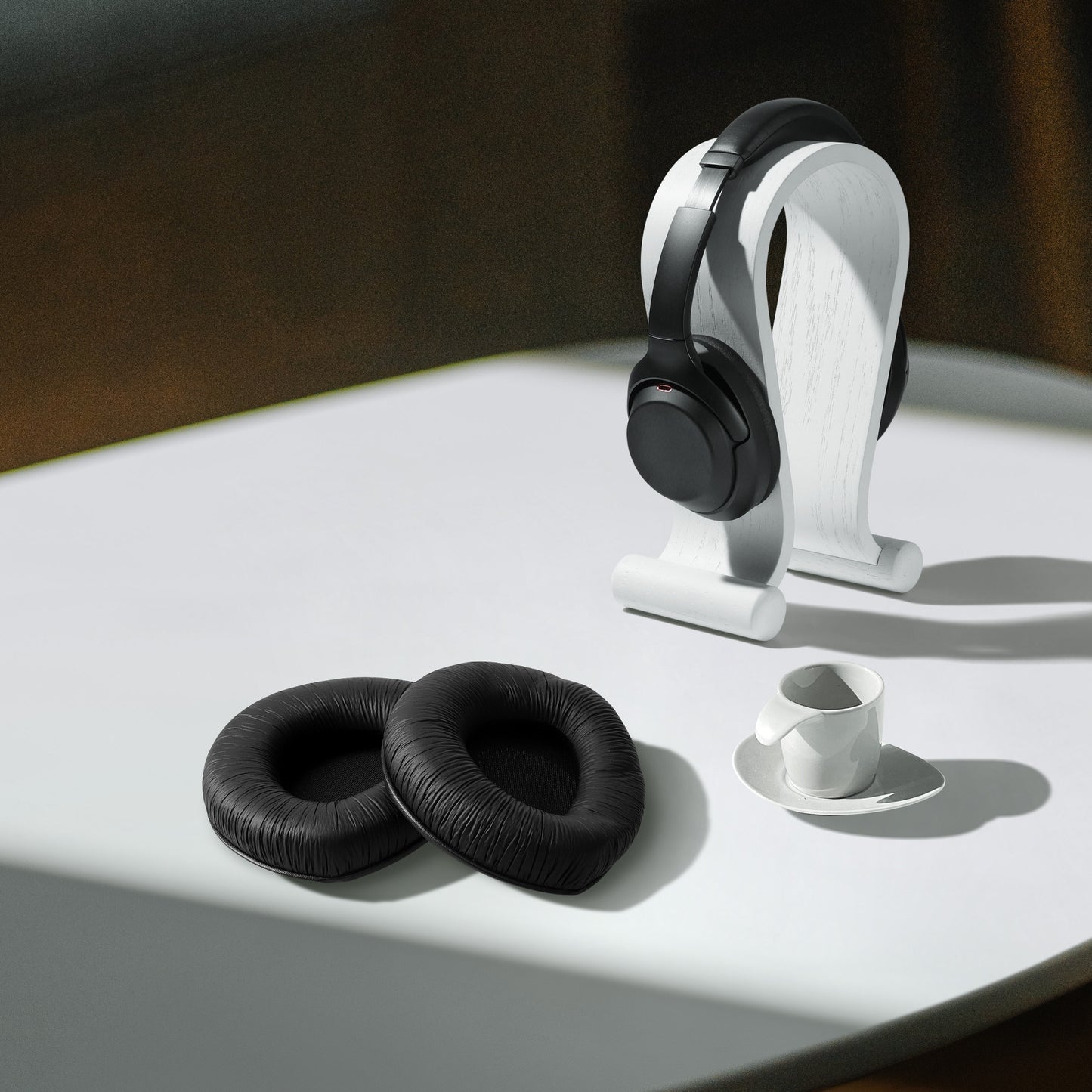 kwmobile Ohr Polster für Sennheiser RS160 / RS170 / RS180 Ohrpolster Ersatzteile Kopfhörer Ersatzpolster Over Ear Headphones