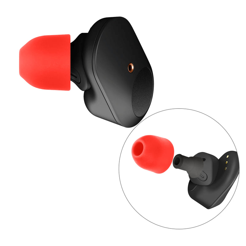 kwmobile Ersatzpolster kompatibel mit Sony WF-1000XM3 / WF-1000XM4 / WF-1000XM5 - 4 Größen - Ohrstöpsel In-Ear Kopfhörer - Polster