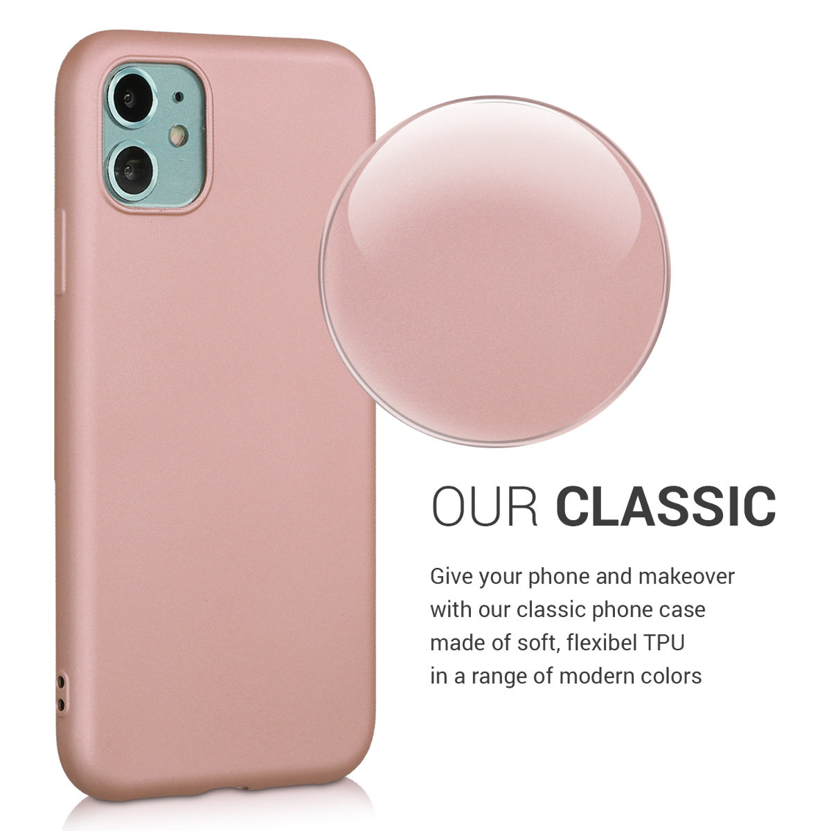 kwmobile Handyhülle für Apple iPhone 11 Hülle - Silikon Case - Schutzhülle Cover