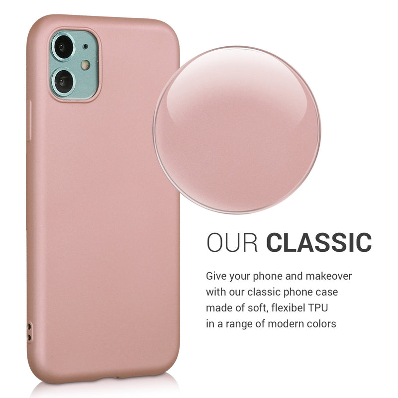 kwmobile Handyhülle für Apple iPhone 11 Hülle - Silikon Case - Schutzhülle Cover