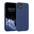 kwmobile Hülle kompatibel mit Apple iPhone 11 Hülle - gummierte Silikon Handyhülle - Schutzhülle für kabelloses Laden - Case