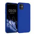 kwmobile Hülle kompatibel mit Apple iPhone 11 Hülle - gummierte Silikon Handyhülle - Schutzhülle für kabelloses Laden - Case