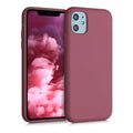 kwmobile Hülle kompatibel mit Apple iPhone 11 Hülle - gummierte Silikon Handyhülle - Schutzhülle für kabelloses Laden - Case