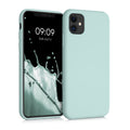 kwmobile Hülle kompatibel mit Apple iPhone 11 Hülle - gummierte Silikon Handyhülle - Schutzhülle für kabelloses Laden - Case