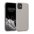 kwmobile Hülle kompatibel mit Apple iPhone 11 Hülle - gummierte Silikon Handyhülle - Schutzhülle für kabelloses Laden - Case