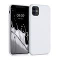 kwmobile Hülle kompatibel mit Apple iPhone 11 Hülle - gummierte Silikon Handyhülle - Schutzhülle für kabelloses Laden - Case