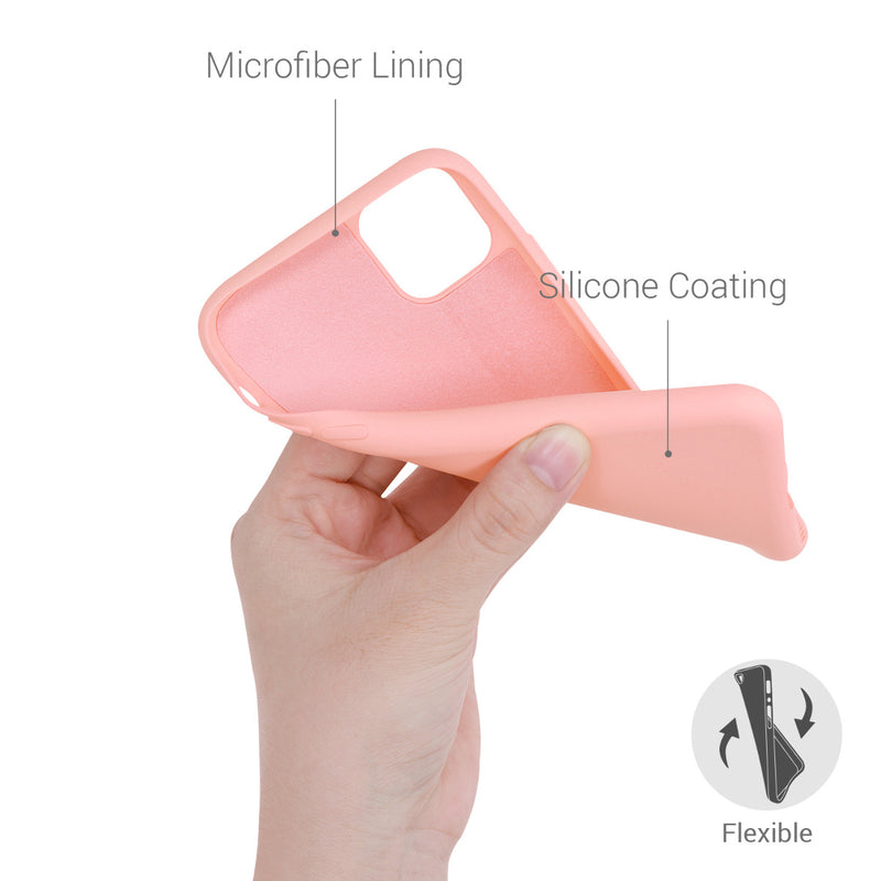 kwmobile Hülle kompatibel mit Apple iPhone 11 Hülle - gummierte Silikon Handyhülle - Schutzhülle für kabelloses Laden - Case