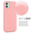 kwmobile Hülle kompatibel mit Apple iPhone 11 Hülle - gummierte Silikon Handyhülle - Schutzhülle für kabelloses Laden - Case