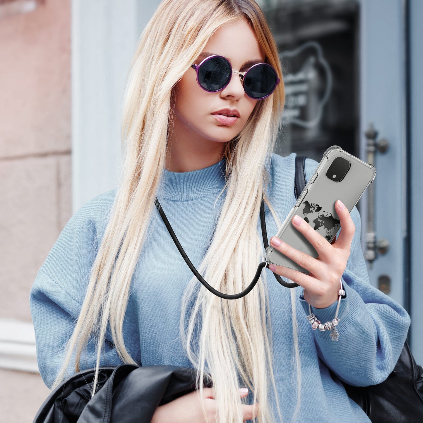 kwmobile Necklace Case kompatibel mit Google Pixel 4 Hülle