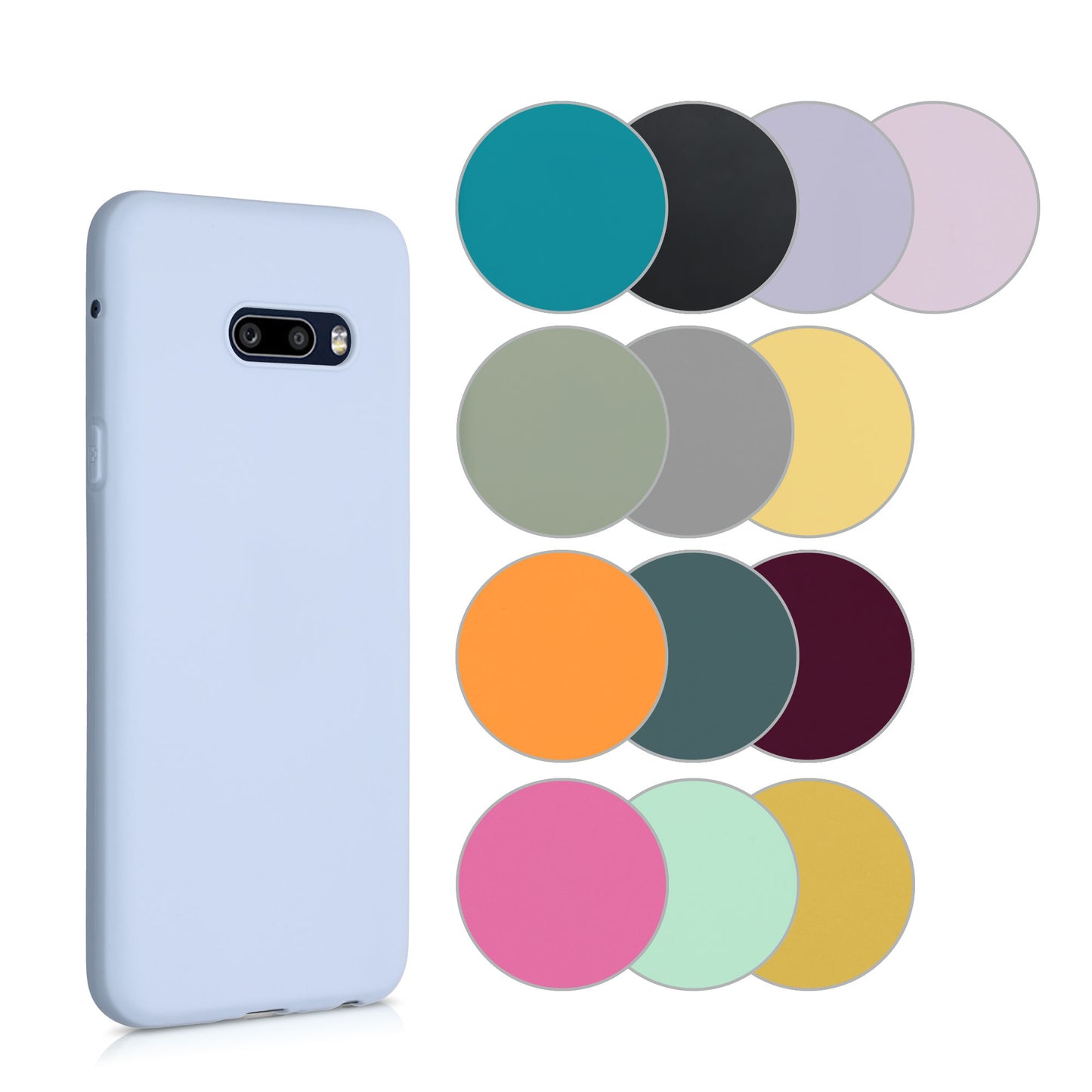 kwmobile Hülle kompatibel mit LG G8X ThinQ Hülle - weiches TPU Silikon Case - Cover geeignet für kabelloses Laden - Schwarz Schwarz  