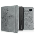 kwmobile Schutzhülle für Tolino Vision 5 Hülle - eReader Case aus Kunstleder mit Auto Sleep Funktion - Pusteblume Love