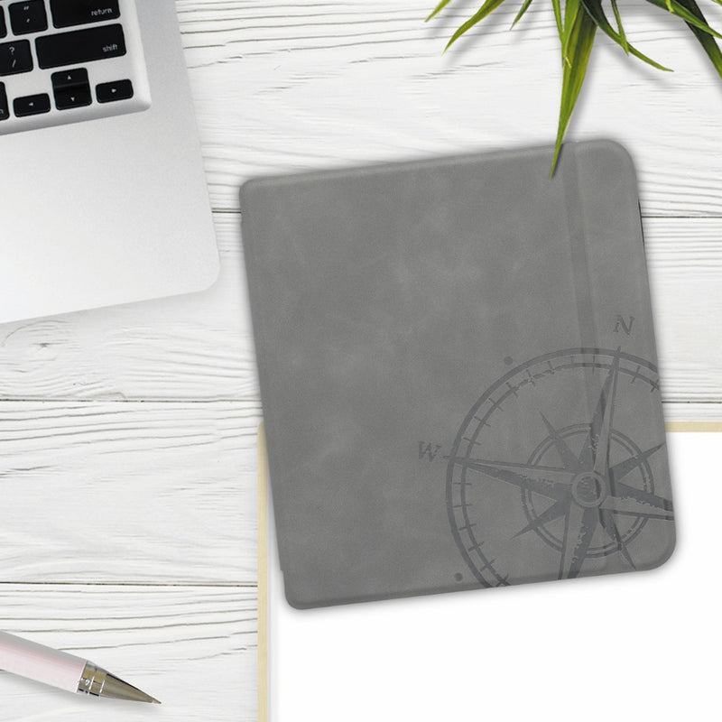 kwmobile Schutzhülle für Tolino Vision 5 Hülle - eReader Case aus Kunstleder mit Auto Sleep Funktion - Pusteblume Love