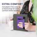kwmobile Hülle kompatibel mit Tolino Vision 5 Hülle - Flip Case mit Handschlaufe - Cover