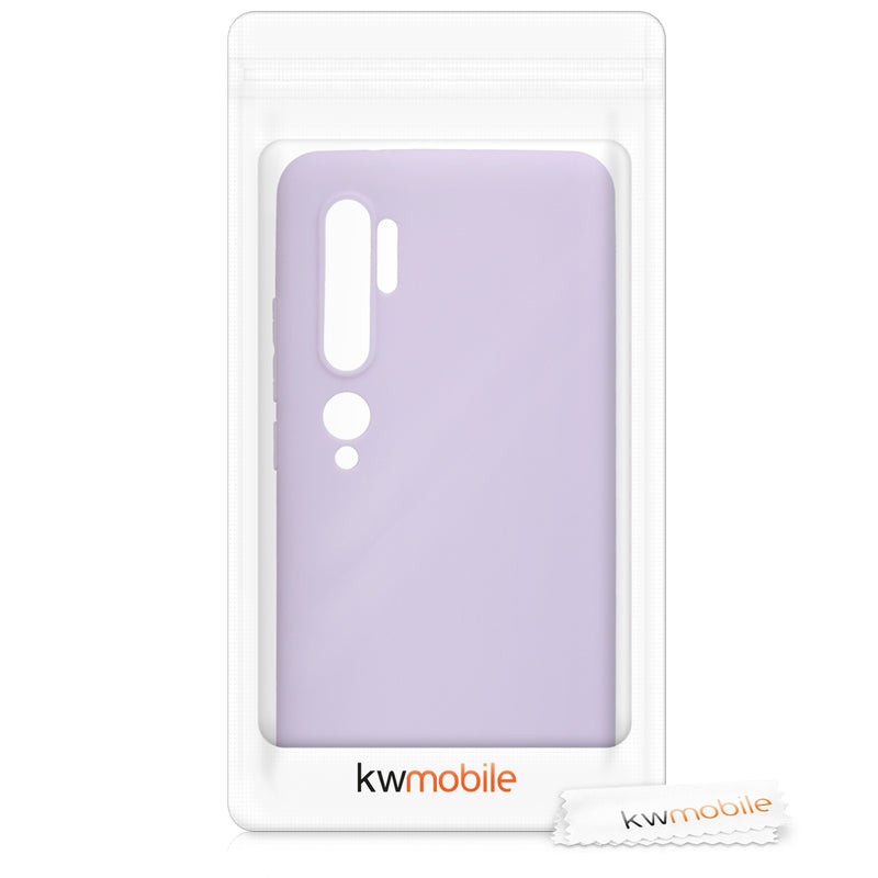 kwmobile Handyhülle für Xiaomi Mi Note 10 / Note 10 Pro Hülle - weiches Handy Silikon Case - Schutzhülle Cover