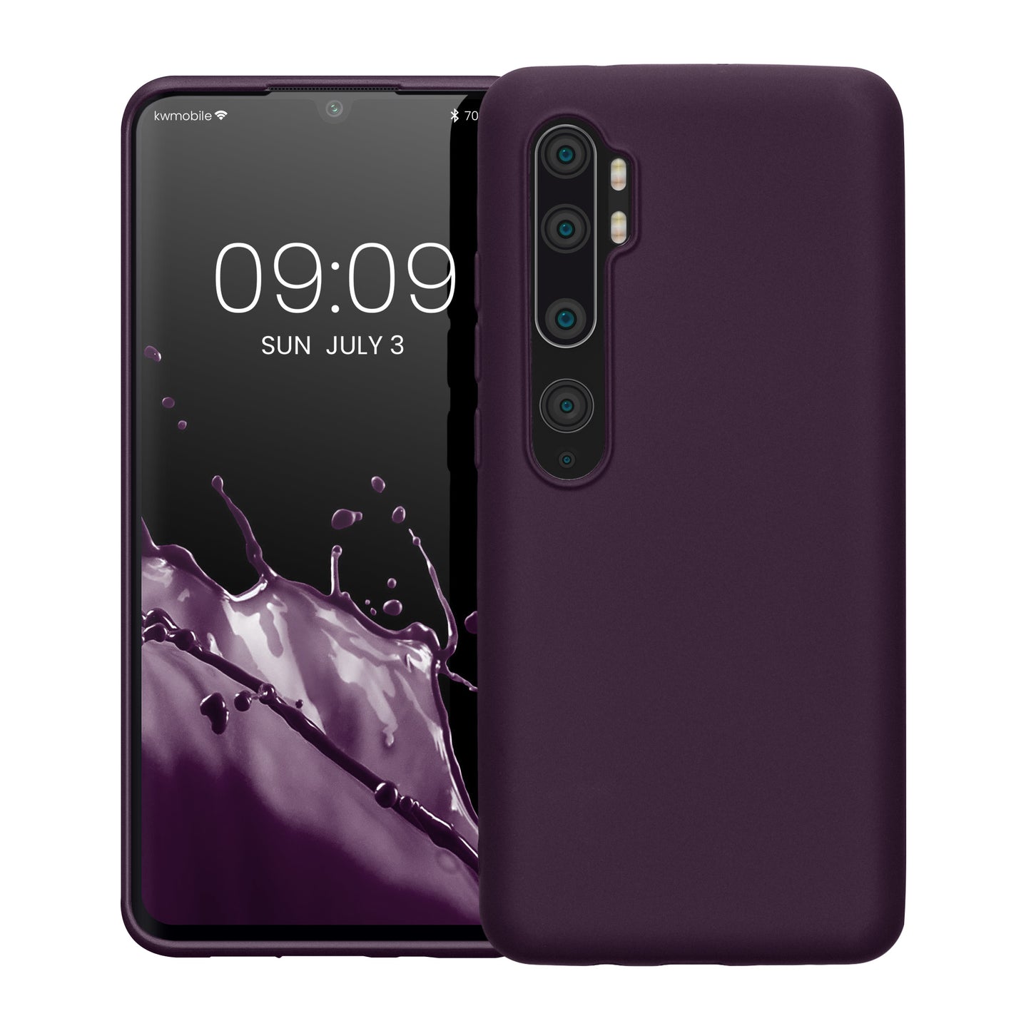 kwmobile Handyhülle für Xiaomi Mi Note 10 / Note 10 Pro Hülle - Silikon Case - Schutzhülle Cover