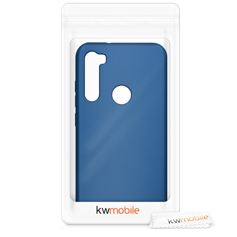 kwmobile Handyhülle für Xiaomi Redmi Note 8T Hülle - Silikon Case schimmernd - Schutzhülle Cover