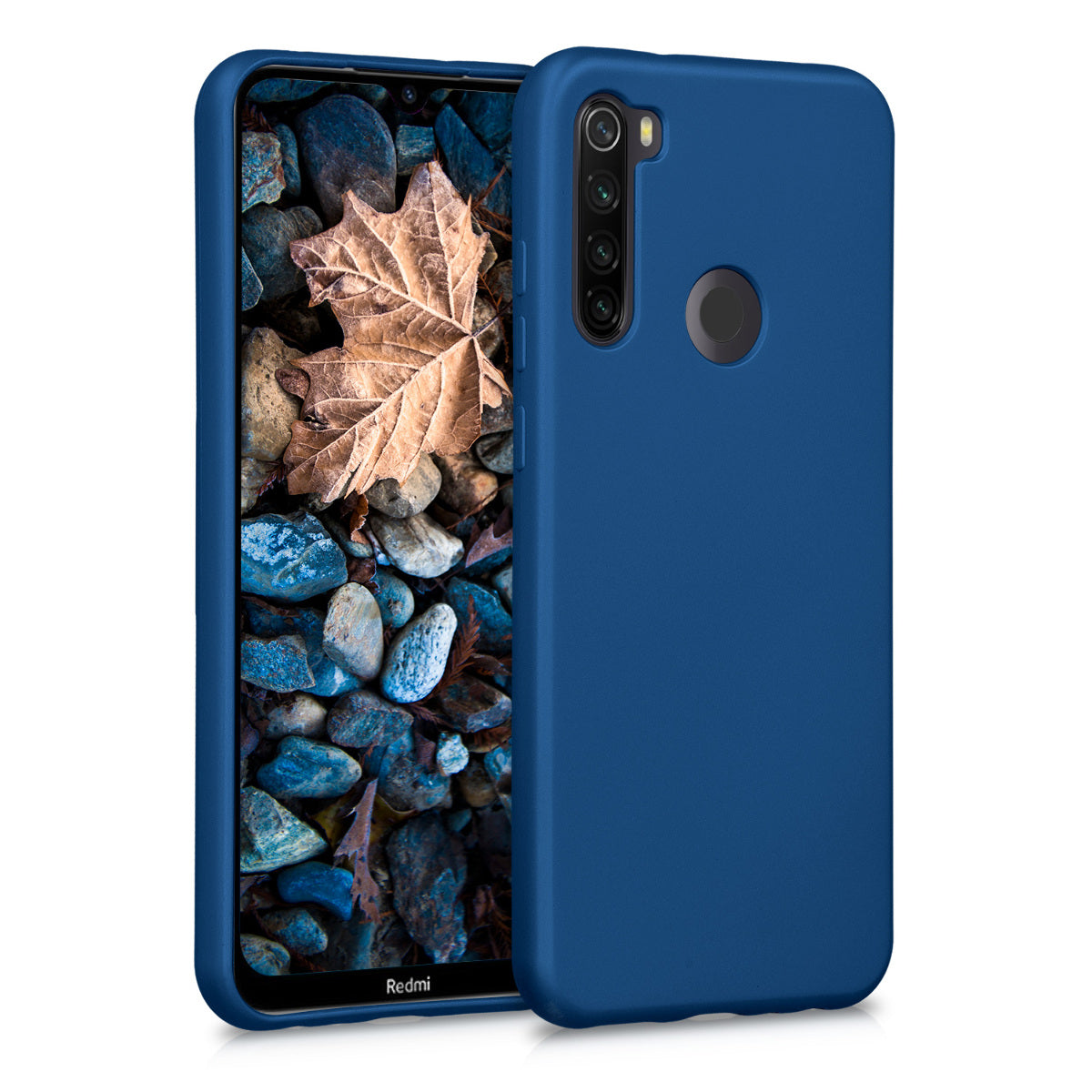 kwmobile Handyhülle für Xiaomi Redmi Note 8T Hülle - Silikon Case schimmernd - Schutzhülle Cover